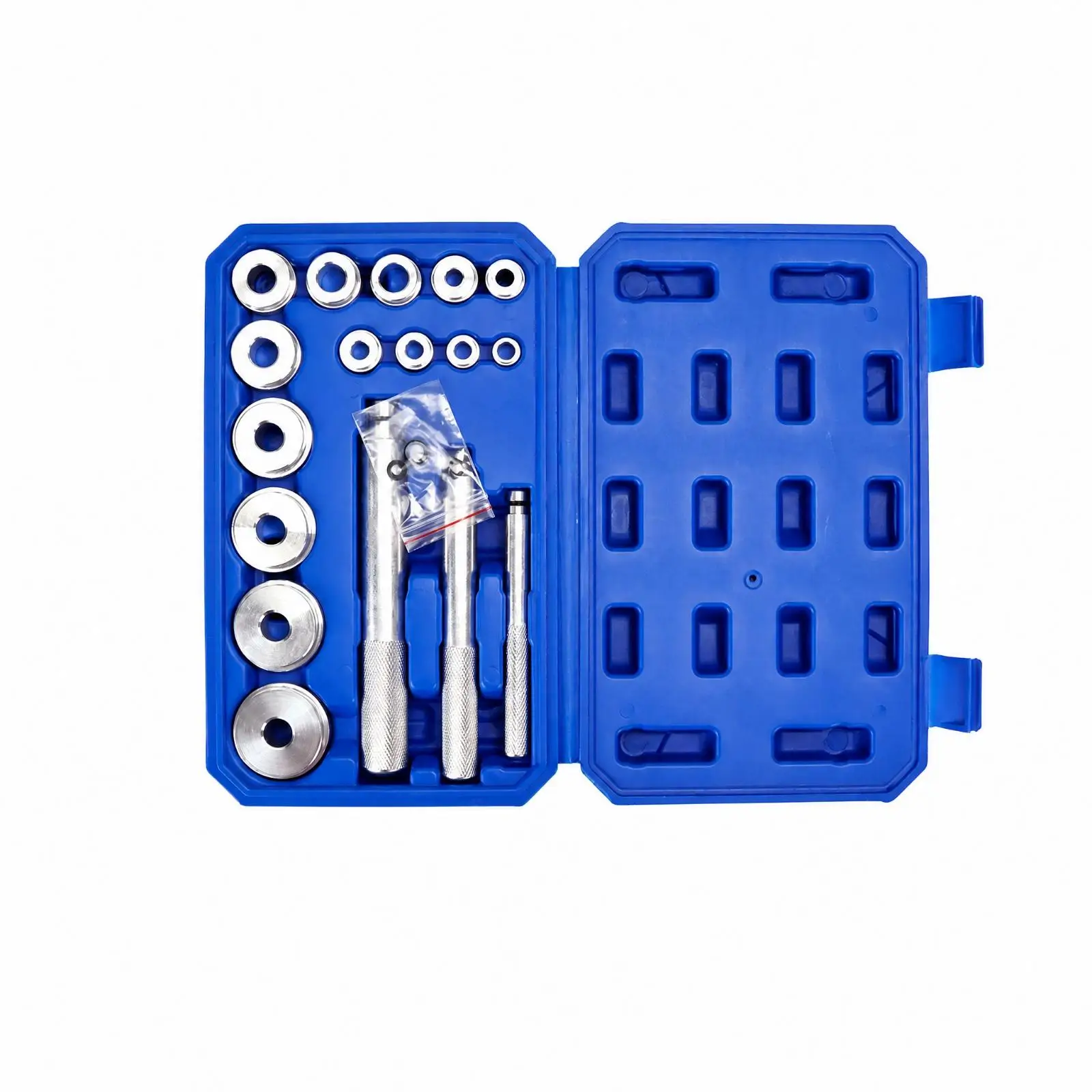 17 Pieces Automotive Tool Set Knurled Grip Bearing Installation and Removal Tool Collection User-Friendly for Home Mechanics