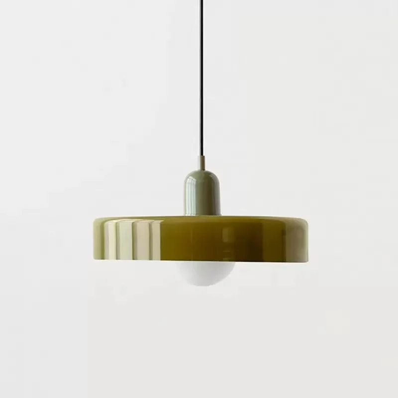 35 cm Nordic Retro Glazen Hanglampen Indoor E27 LED Kroonluchter Woonkamer Eetkamer Slaapkamer Keuken Decoratieve verlichting Groot