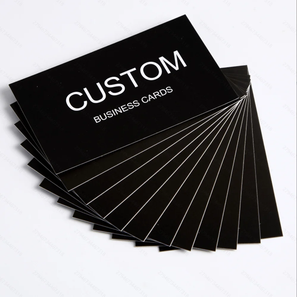 

200/500/1000pcs Customizable Cards Personalized Business Cards Waterproof Thank You Invitations Multi-purpose Greeting Cards
