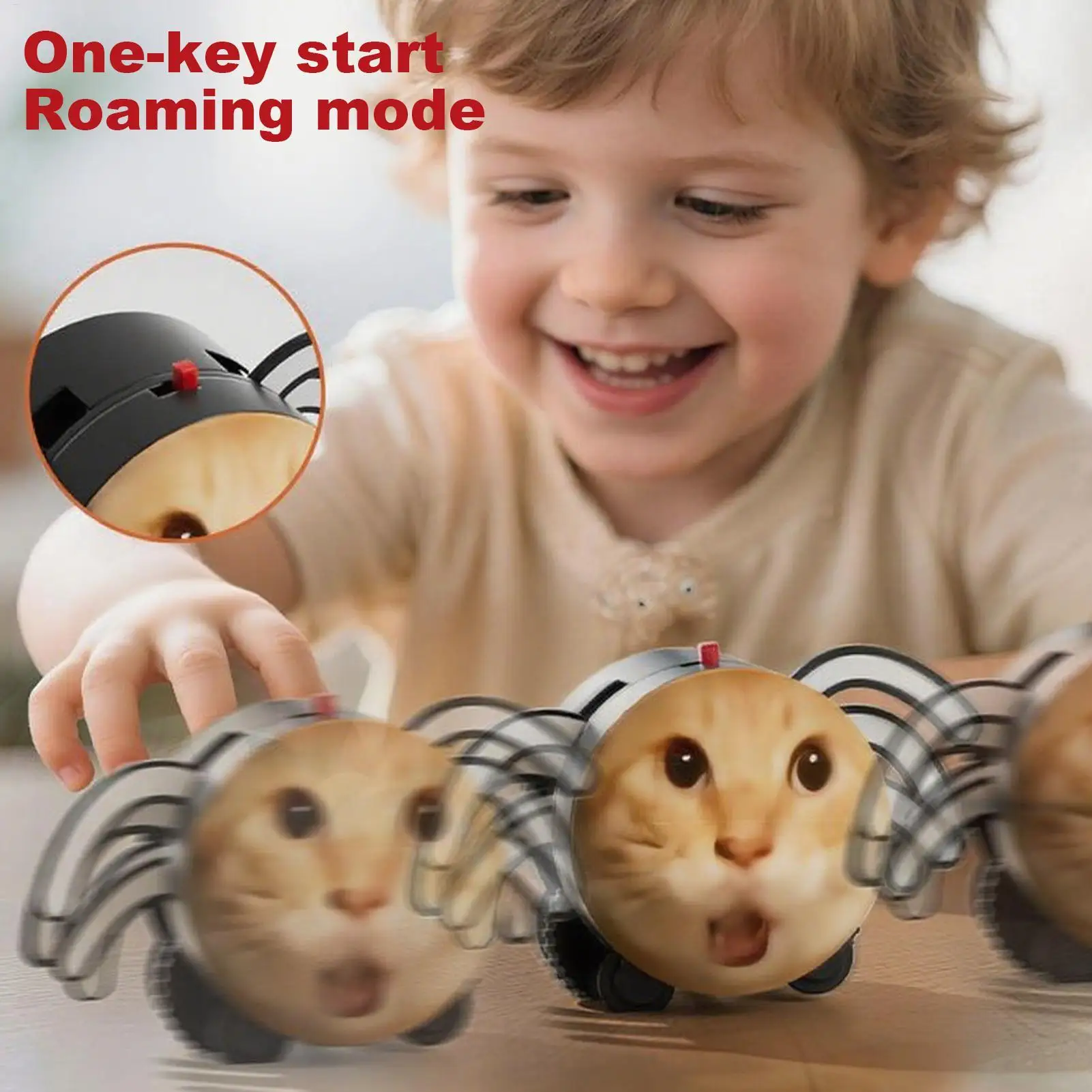 لعبة القط التفاعلية التلقائية الكهربائية العنكبوت هريرة اللعب تتحرك التفاعلية التلقائي لعبة جهاز للحيوانات الأليفة داخلي في الهواء الطلق المنزل