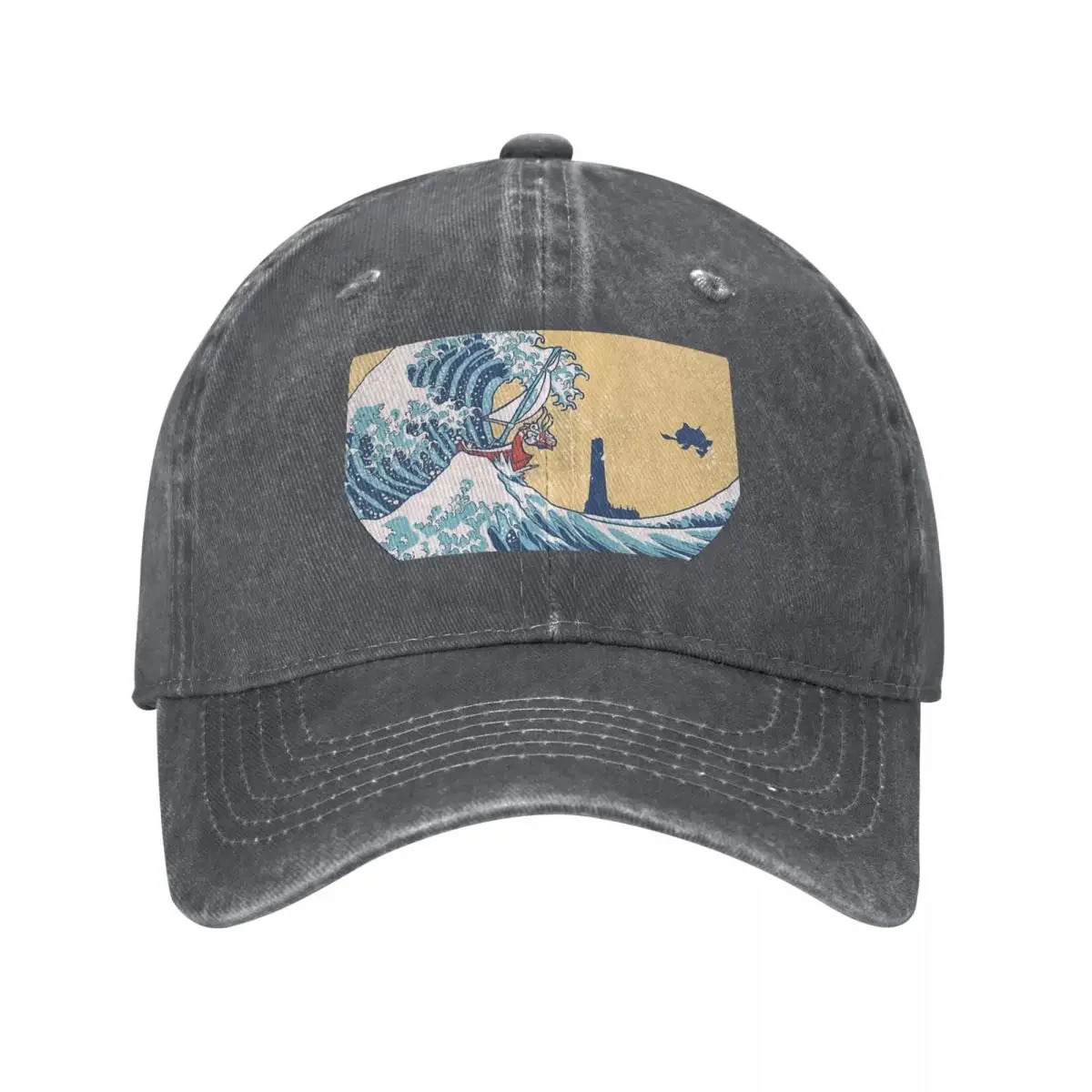 

Art 90s Hokusai The Great Seagaming Essential Baseball Cap Thermal Visor Mountaineering Snap Back Hat Boy Child Women's