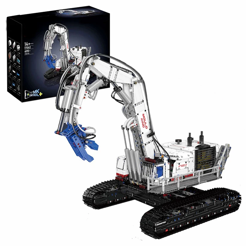 

Mold King электрическая строительная машина для сноса модель технический экскаватор строительные блоки сборка игрушки для взрослых Рождественский подарок