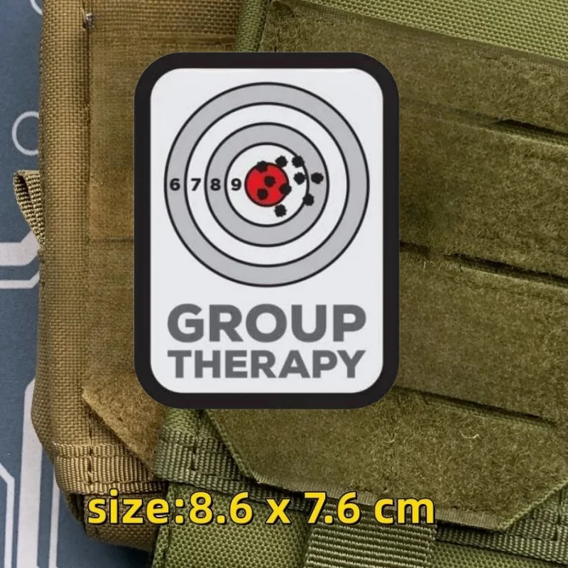 

Glock Pistol Morale Badge Embroidery Hook&Loop Patch Military Group Therapy Tactical Patches Combat Applique Backpack Stickers