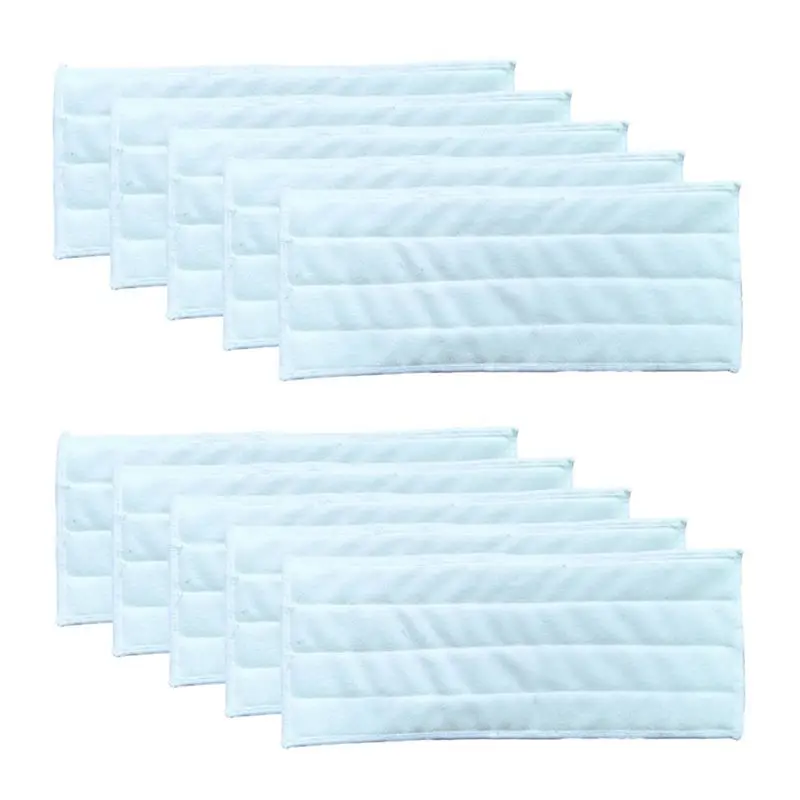 LICE-10Pack Microfiber Cleaner Pads Compatible For Karcher 2.633-132.0 Panni Mop Per Pulizia KV4, KV4 Premium,WV2 KV2 Premium