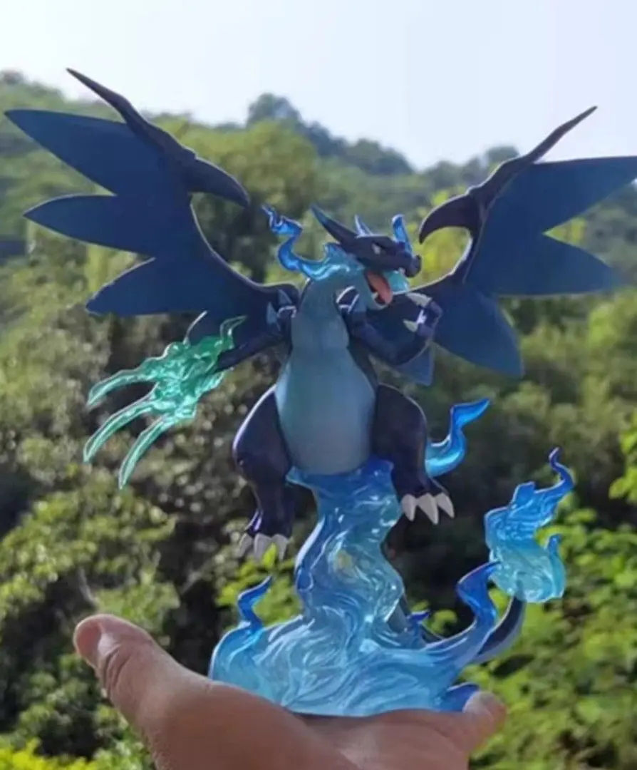 Pokemon Mega X Figura de Charizard Negro Juguetes 18cm