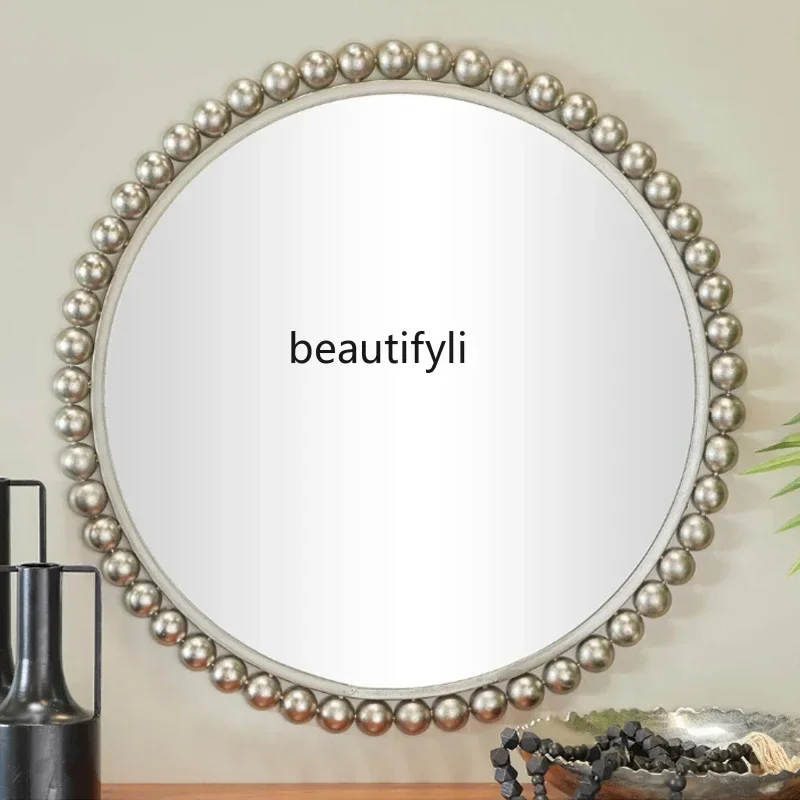 Wall-mounted mirror anti-fog small special-shaped sticker, frameless young desk hanging bathroom makeup mirror6239