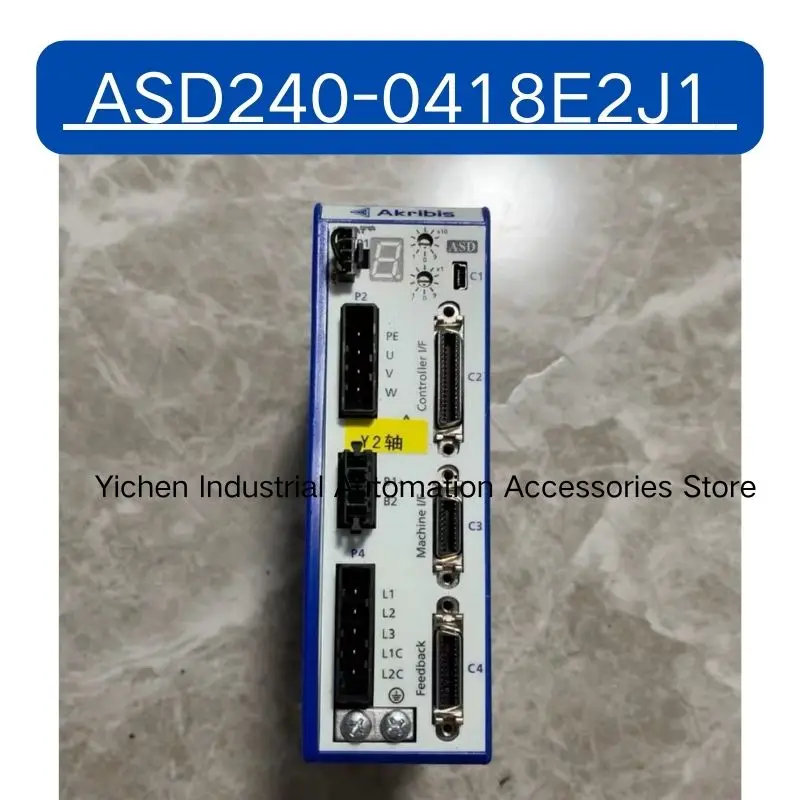 second-hand Original  servo driver ASD240-0418E2J1 tested ok
