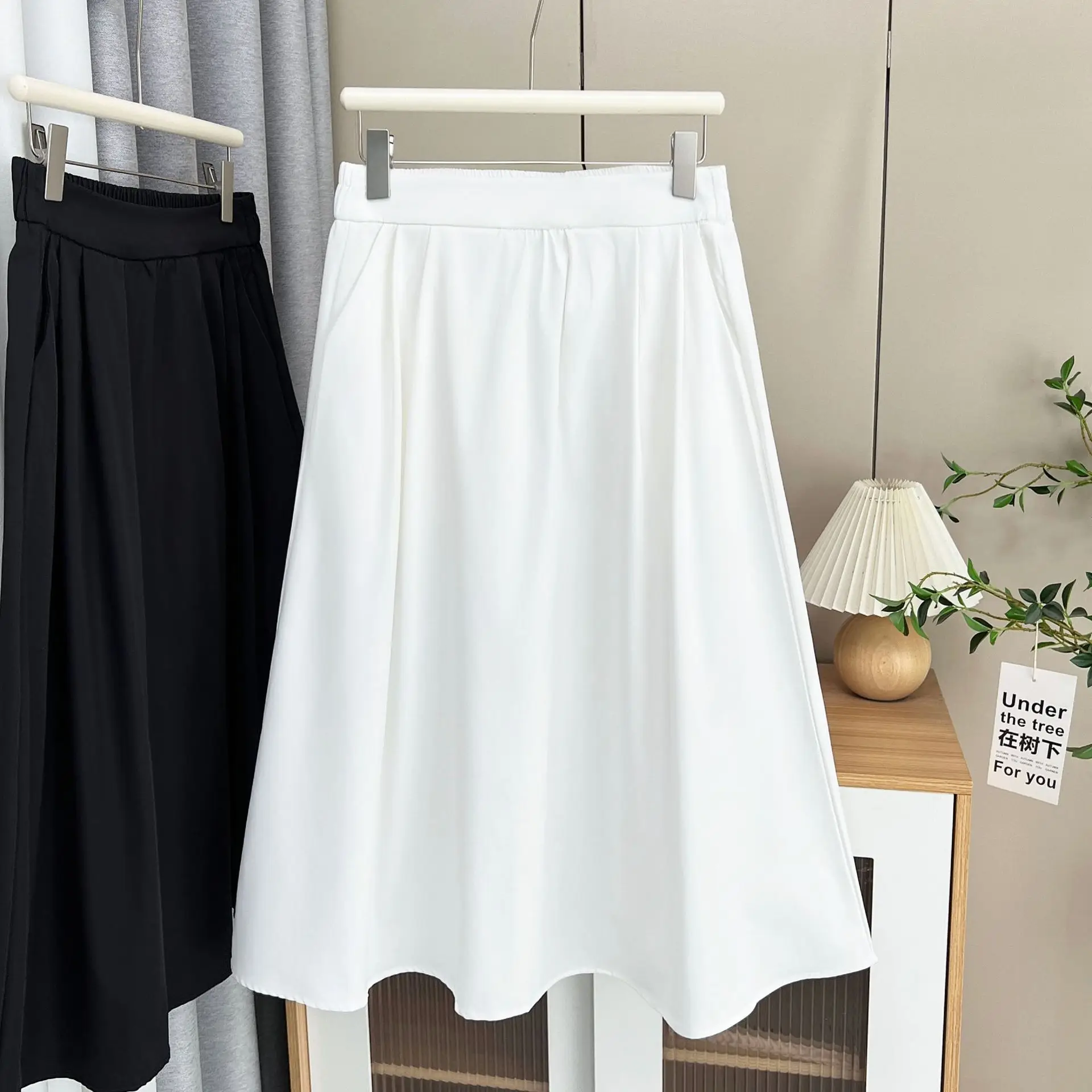 

New Summer Long Skirt Style 100KG Stylish And Chic mid-length Women's A-line Skirt 2504