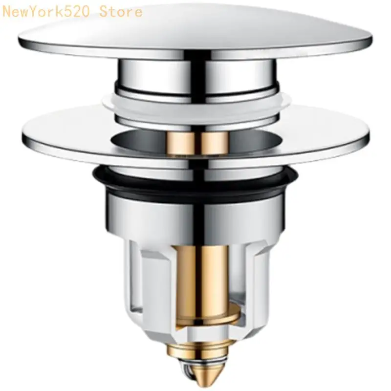 Kitchen Sink Drain Basket Anticlogging Drain Stoppers Bounce Cores Sink Strainer N84C