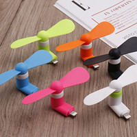 Mobile Phone Cooler Creative Mini Portable Phone Fan Handheld Fans Charging Treasure Cooling Fan USB Gadget Fans Cool Gadgets