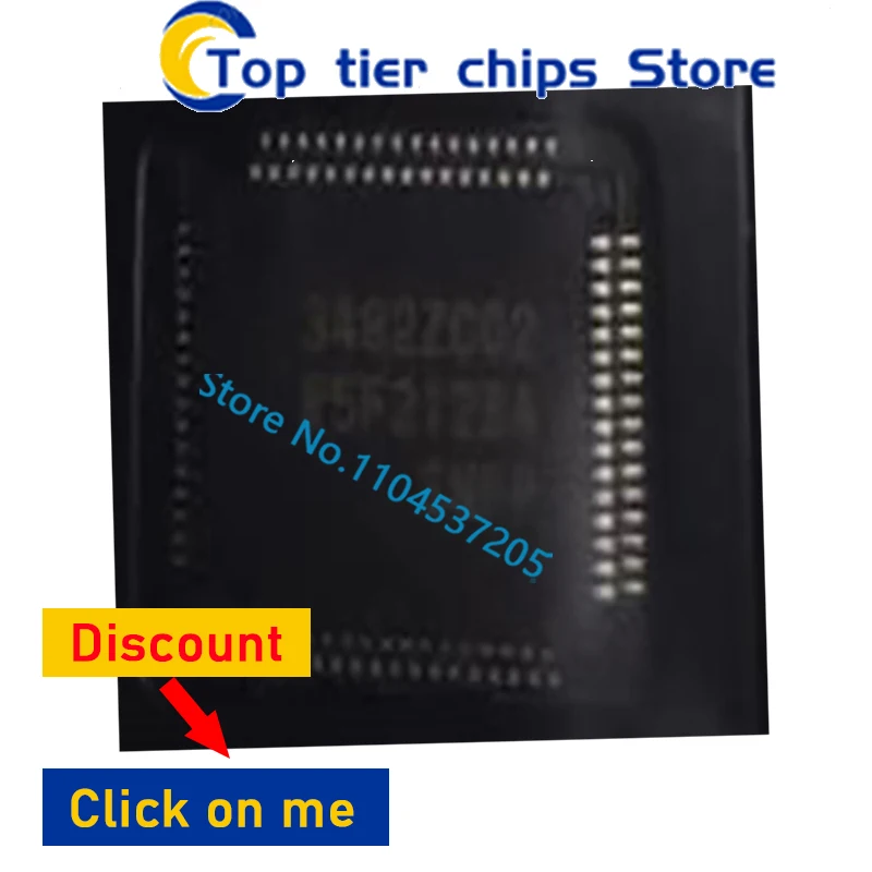2pcs/lot R5F212BASNFP R5F212BA  64LQFP