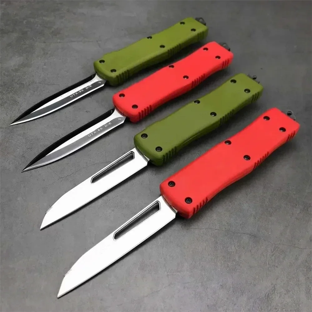 MICRO Assisted Folding Knife D2 Blade Zinc Aluminum Alloy Handle Outdoor Camping Hunting Knives Tactical Survival EDC Tools