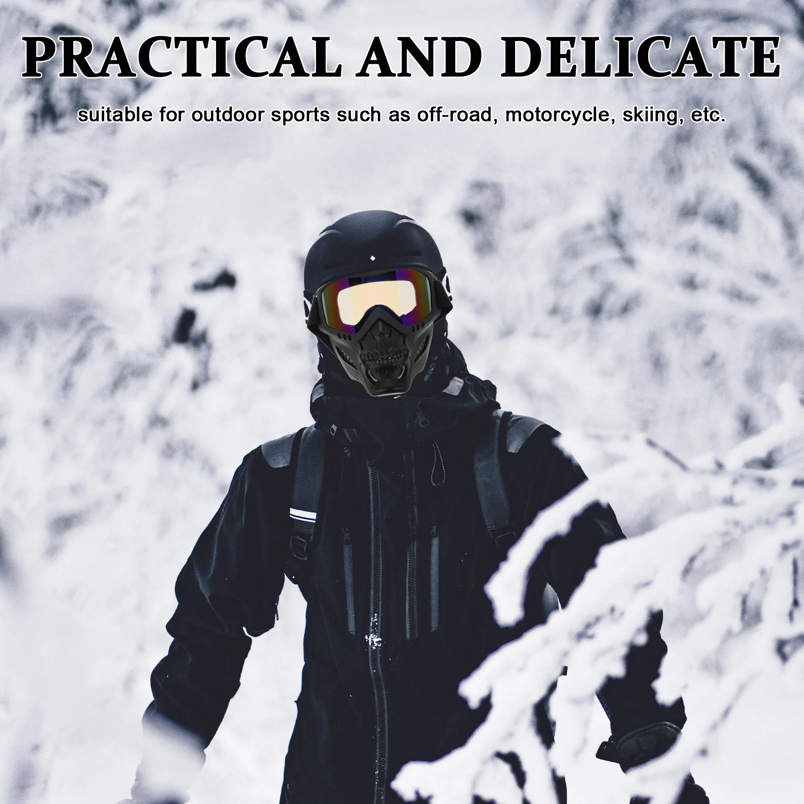 

Motorcycle Goggles Off Road Uv Protection Anti Fog Dirt Bike Ski Snowboarding Riding Eyewear for Men Women Snow Goggles