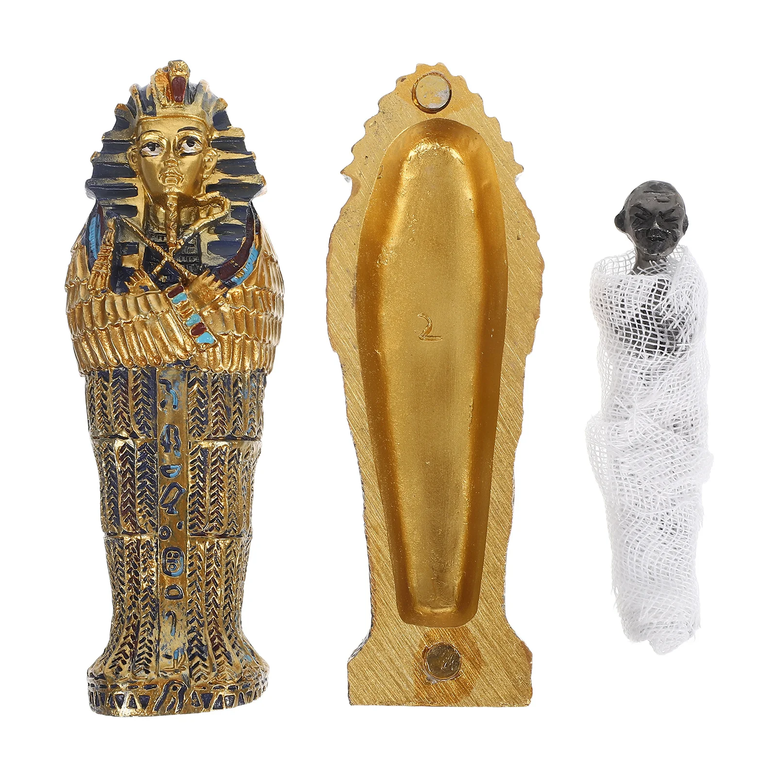 

Creative Egyptian Figurine Mummy Decor Statue Resin Souvenir Desktop nament Handmade Decorative Home Office