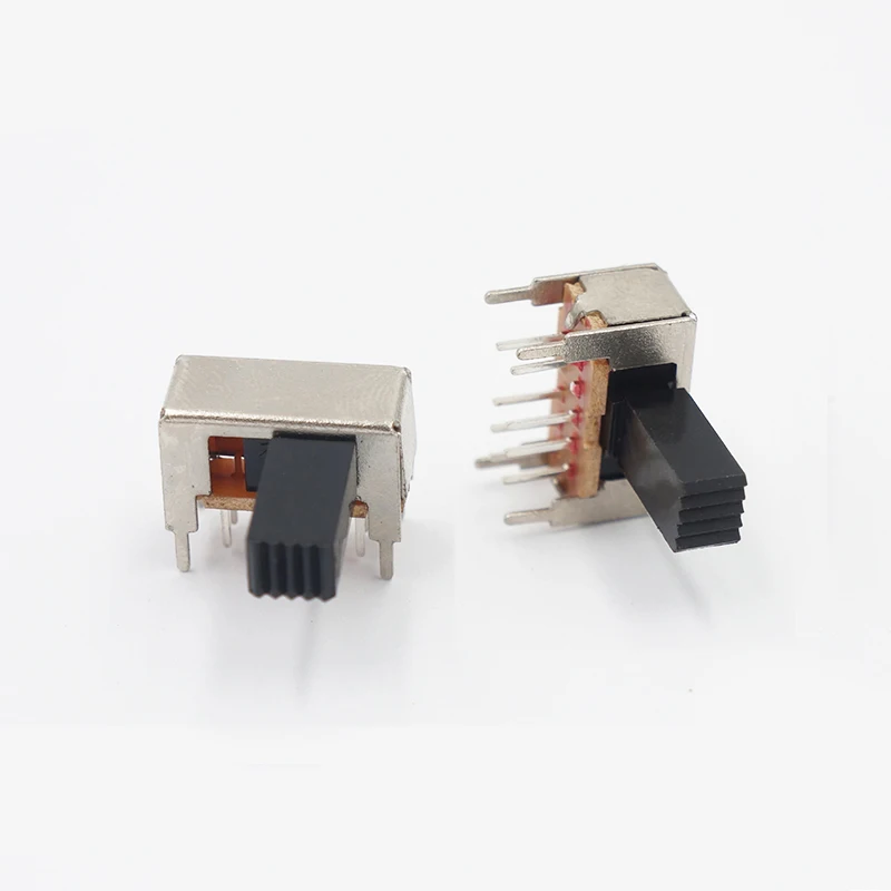 10pcs SK-23D04 Toggle Switch Interruptor Mini Slide Switches Accessories Vertical Right Angle Slide Switch 8pin SK23D04 SK23D29