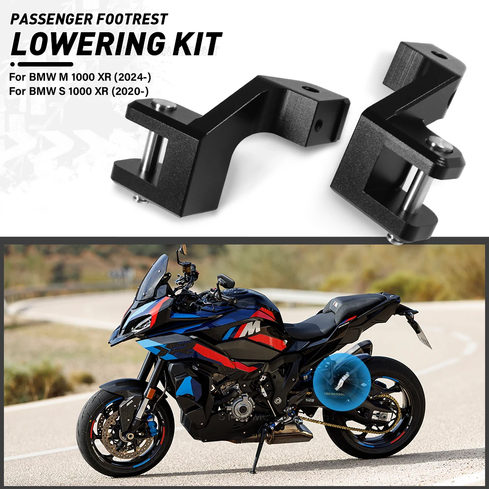 for-bmw-s1000xr-s-1000-xr-2020-m1000xr-2024-motorcycle-cnc-passenger-footrest-relocation-rear-set-foot-pegs-lowering-kit