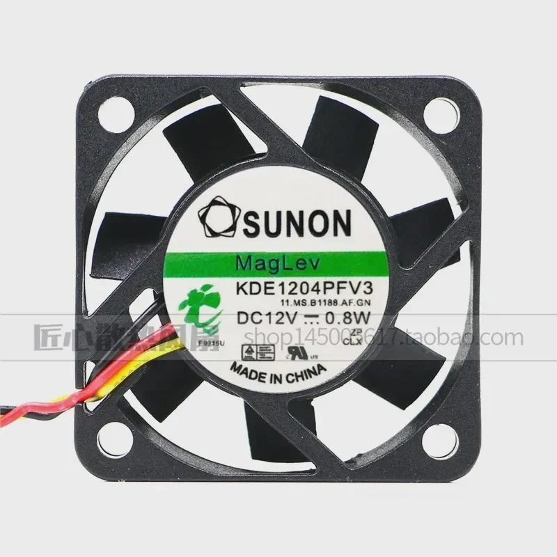 KDE1204PFV3 for Built-in 4010 12V 0.8W 4CM Silent CPU Fan for Nanbei Bridge Power Supply