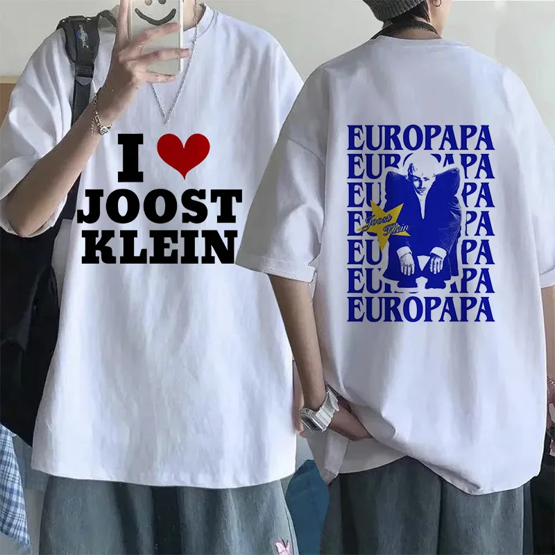 I Love Joost Klein Hip Hop Tshirt Men women Funny Mange Tee Shirt Europapa Harajuku Y2k Summer Tops Fashion EU Szie T-shirt Male