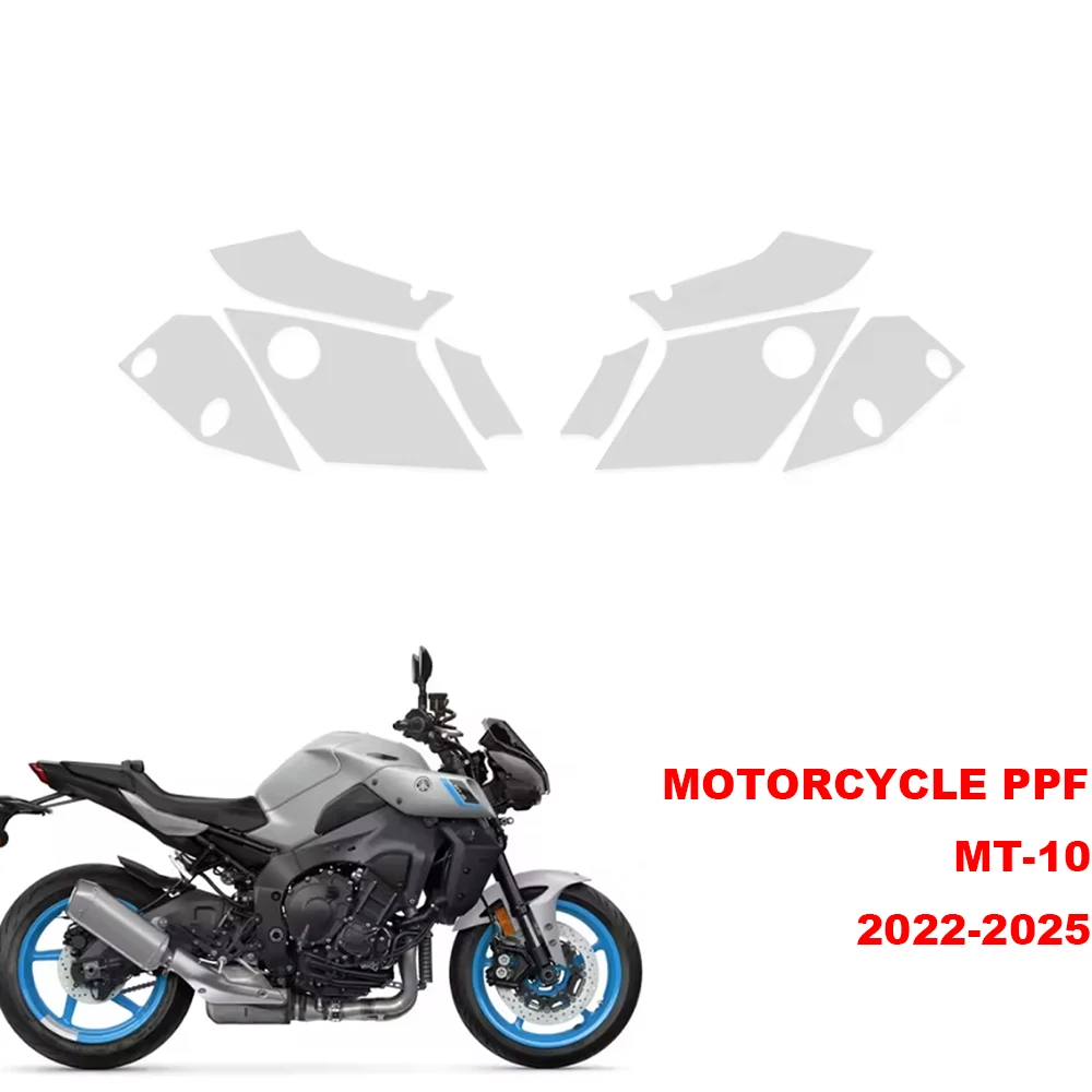 

For YAMAHA MT 10 MT-10 2021-2025 PPF Motorcycle TPU Paint Protection Film Anti-Scratch Kit MT10 Fairing Protective Film Kit