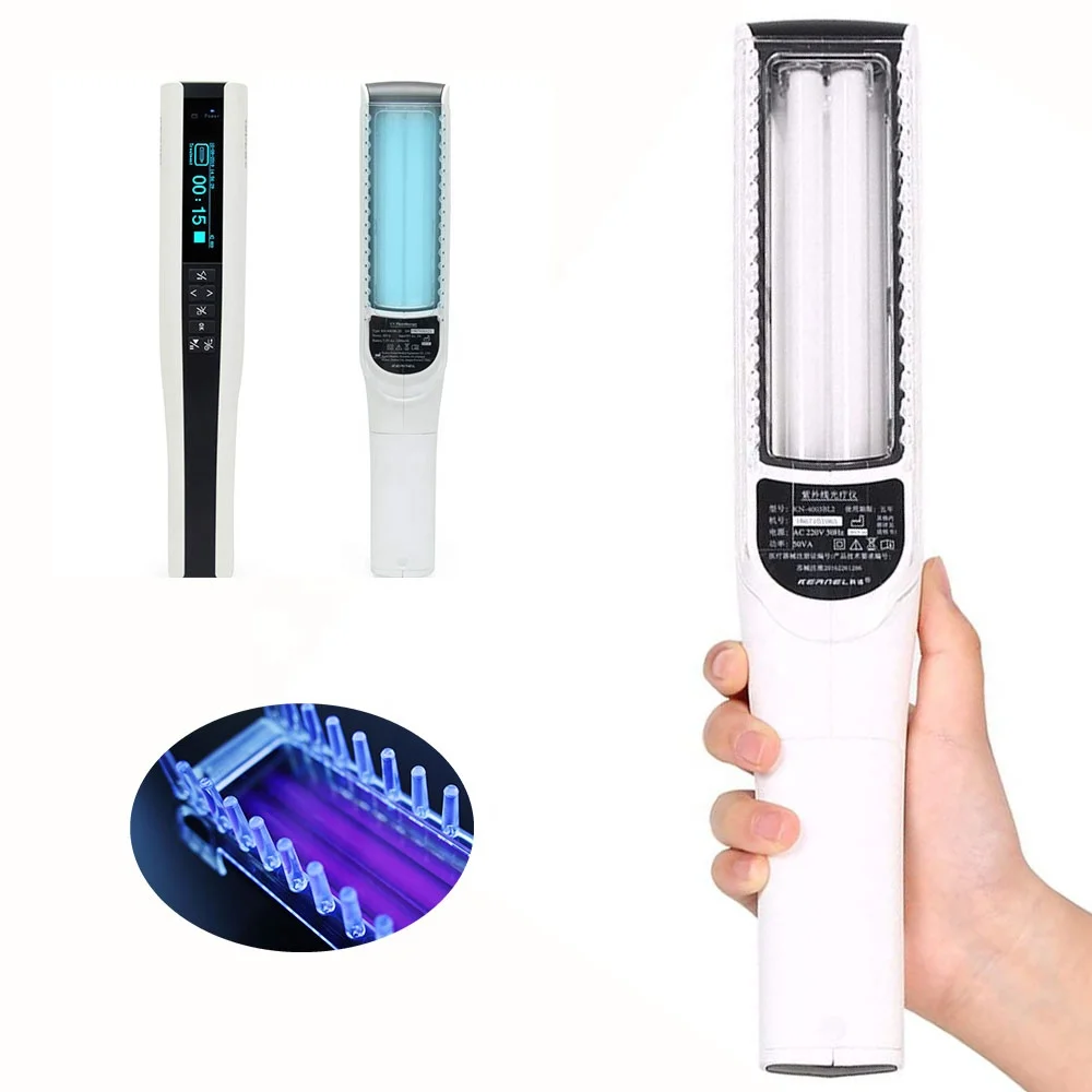 Kernel Home Remedy KN-4003BL Lampu Terapi Cahaya UVB Kompak Terapi Ultraviolet-B Pita Sempit