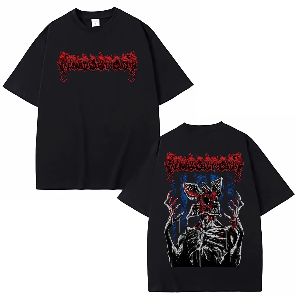 إدي مونسون ديموجورجون تي شيرت أكلة لحوم البشر زهرة الوحش الجرافيك تي شيرت الرجال النساء الملابس موضة قصيرة الأكمام تي شيرت