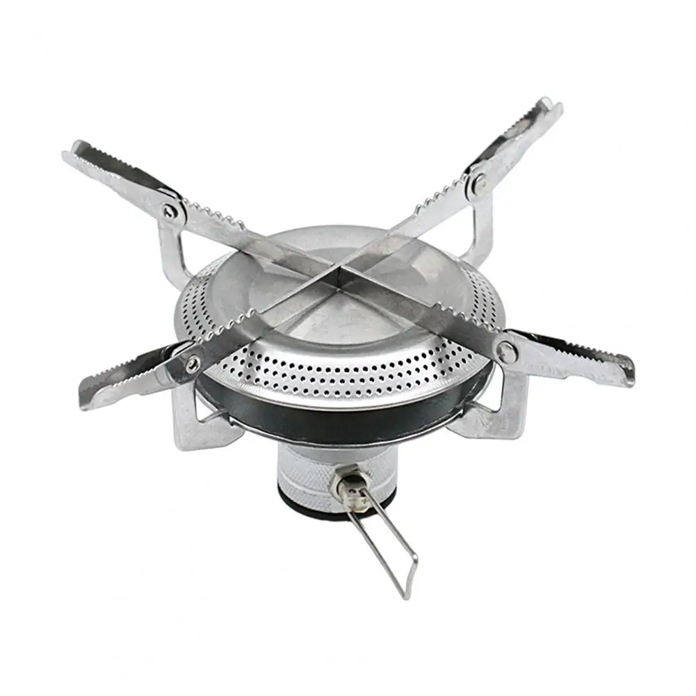 BBQ Stove Folding Portable Durable No Deformation Good Sealing Barbecue Tools Wear Resistant Outdoor Pan Furnace Burner