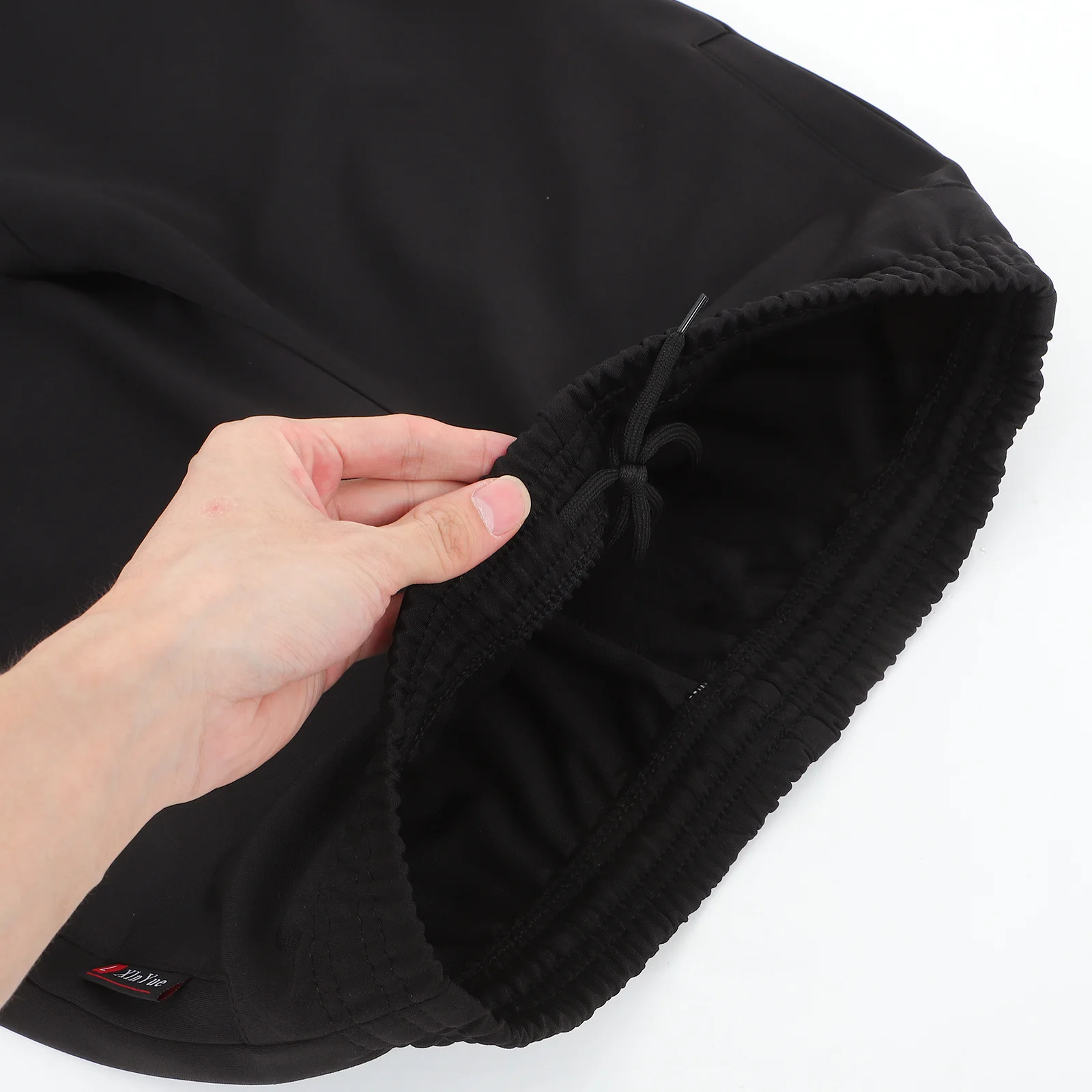 Pantalon de Chef respirant noir pour hommes, taille élastique, uniforme de cuisine, Restaurant, hôtel, vêtements de travail culinaires, pantalon Cargo pour le travail de cuisine