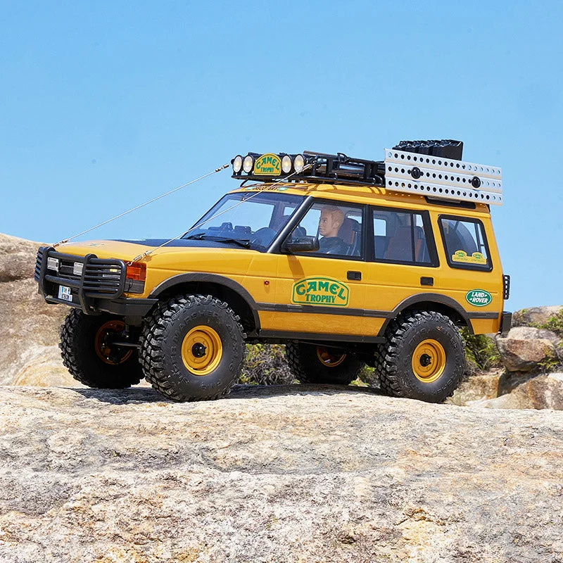 

FMS 1:10 FCX10 Land Rover RS Camel Trophy Edition - 4WD Off-Road Vehicle Model Diecast Toy Car Collectible