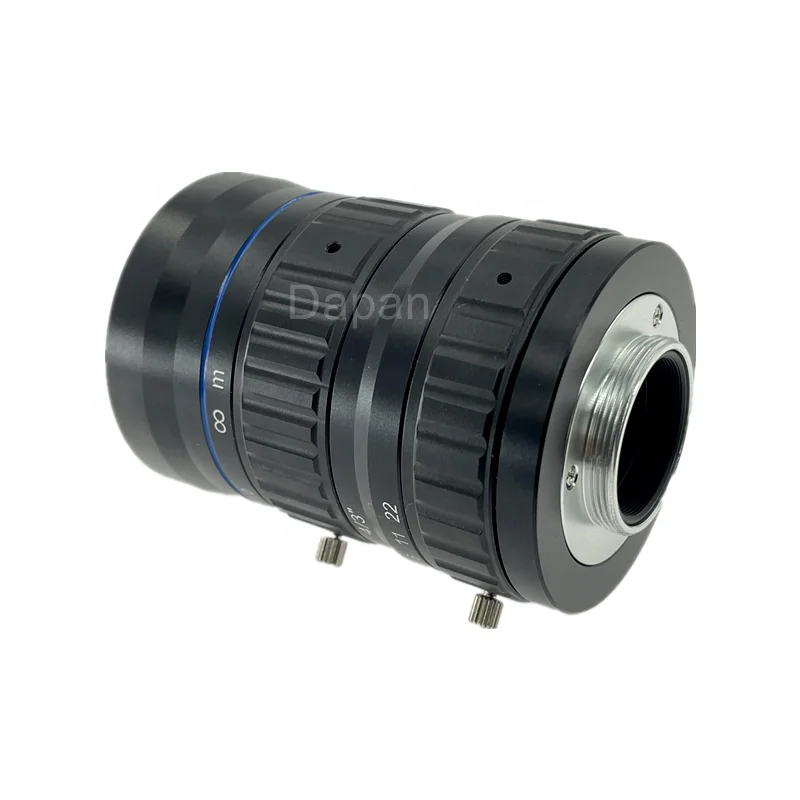 10MP 4/3 дюйма Объектив с фиксированным фокусным расстоянием и высоким разрешением 50 мм с креплением C FA Machine Vision F2.0 Объектив камеры с ручной диафрагмой и низкой искажением