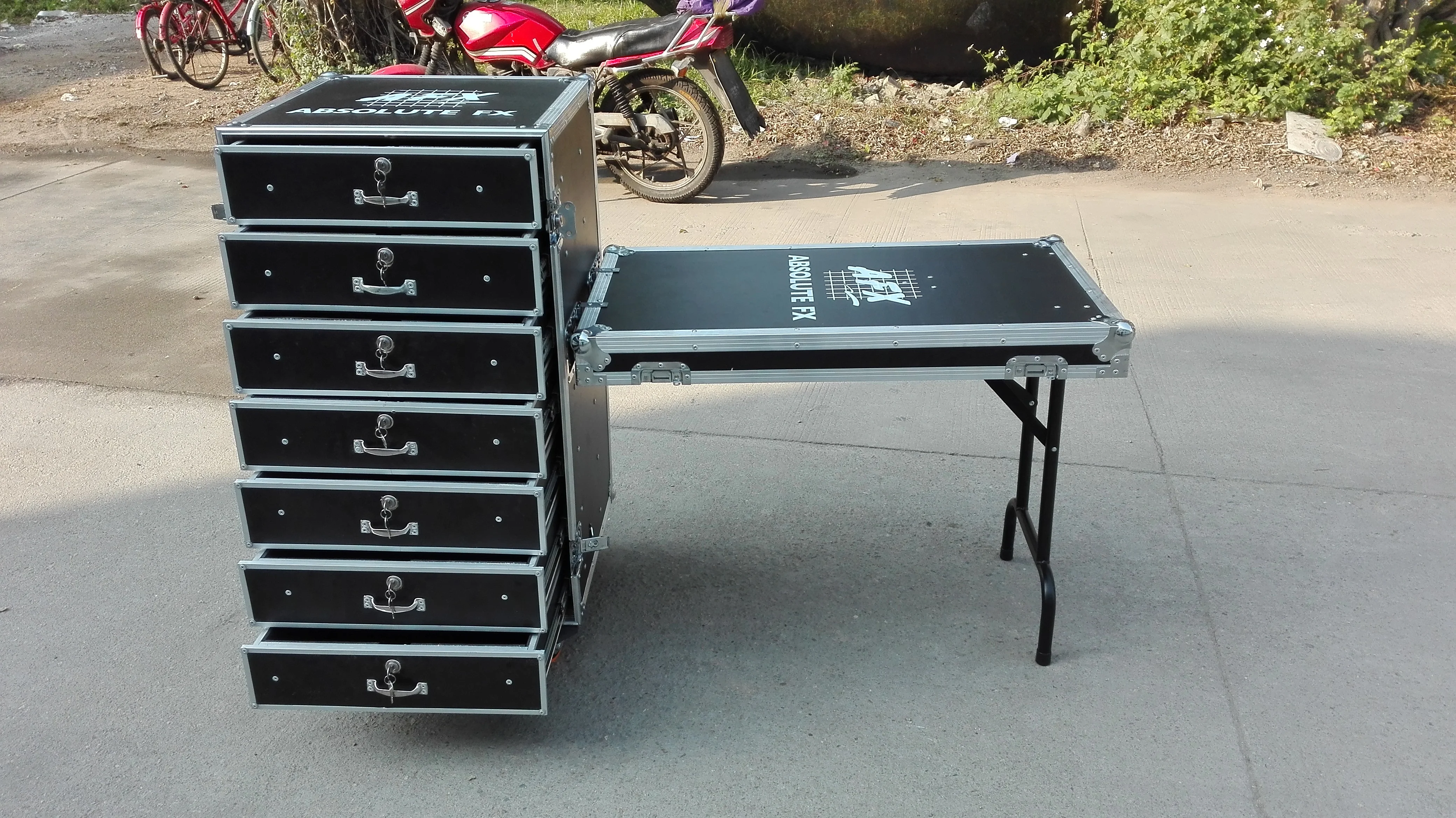 China manufacturer large aluminum flight  case for stage equipment