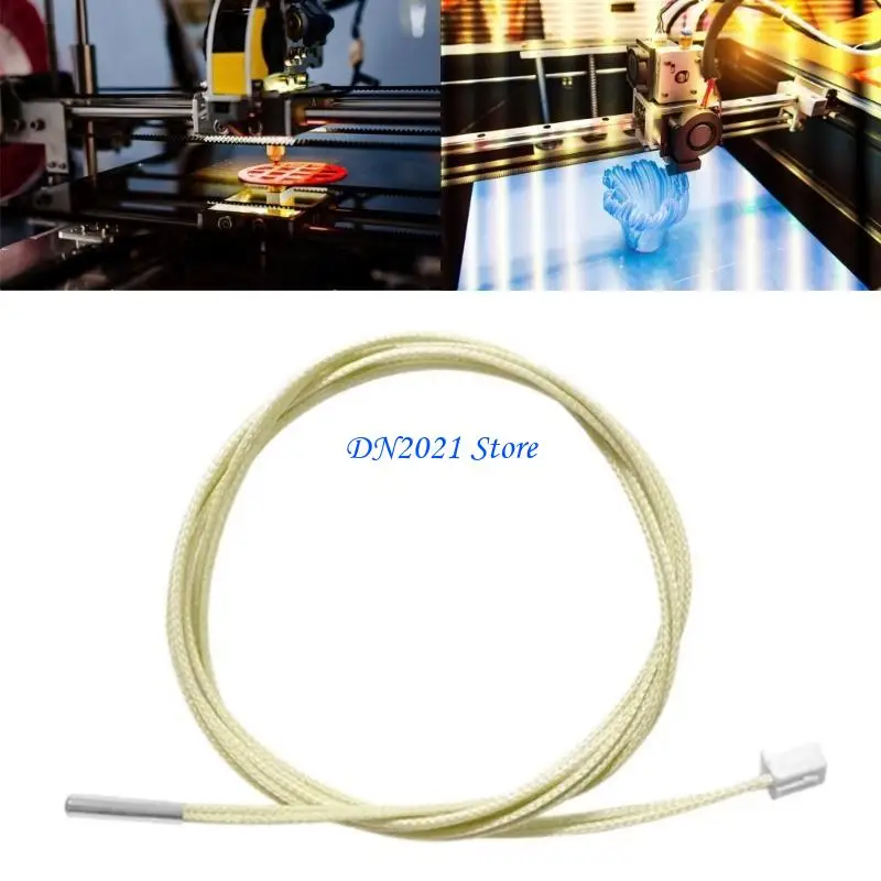 

F3KE PT1000 Precise Temperature Monitoring Sensoring 3x15mm for Stable 3D Printing