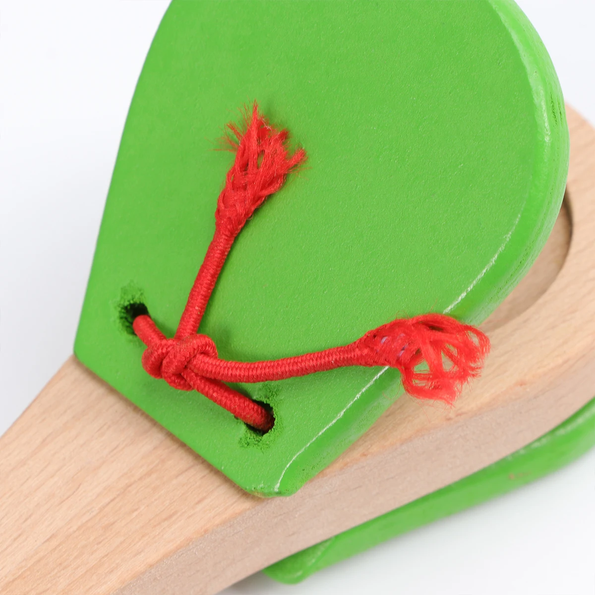 Juguete de desarrollo cognitivo para bebé, castañuelas de madera, instrumentos musicales, juguetes, ritmo y sonido, bambú colorido