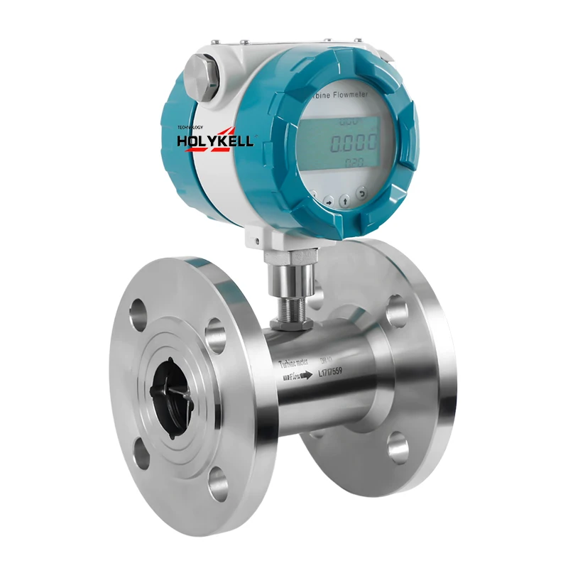 

Holykell HLY Stainless Steel Turbine Palm Oil Flow Meter Liquid Flow Meter DN50