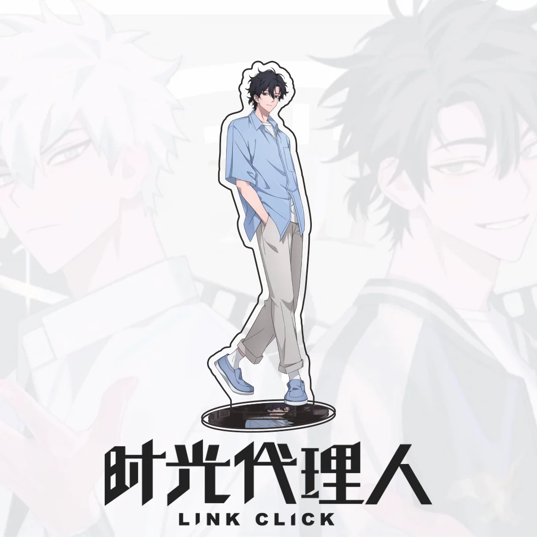 Link Click Series New Arrival Acrylic Stand Keychain Cheng Xiaoshi Lu Guang Qiao Ling Anime Character Figure Desktop Ornament