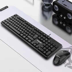 KM-007 Wired Keyboard Computer Keyboard & Mouse Accessories Game Keyboard & Mouse Kit