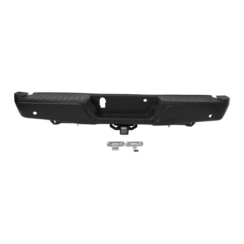 Auto Part Black W/ Sensors Holes W/ Heavy Duty Rear Bumper For Ford F150 2015-2020