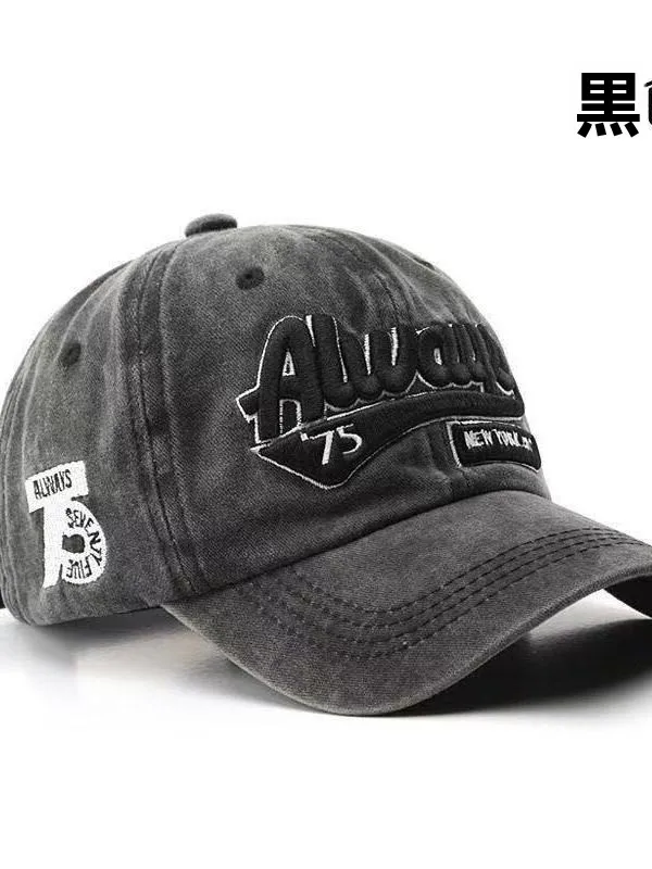 bone-de-beisebol-vintage-lavado-com-bordado-de-letras-vermelho-estilo-streetwear-para-exterior-bone-bico-de-pato-com-protecao-solar-para-homens-e-mulheres