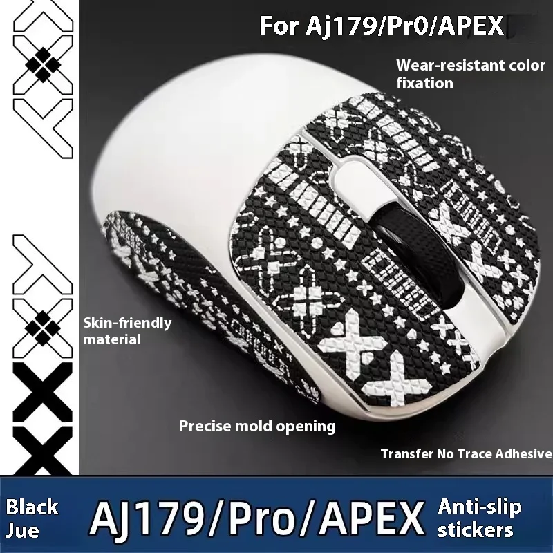 1 Set Mouse Anti Slip Sticker For Ajazz AJ179 Pro APEX Non-Slip Anti Sweat Tape Stickers
