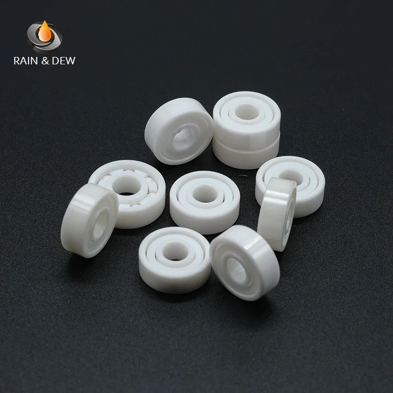 MR606CE Full Ceramic Bearing ZrO2 1PC 6*17*6 mm ABEC-7 606CE Water-Proof 606 Full Ceramic Ball Bearings Skate 606CE