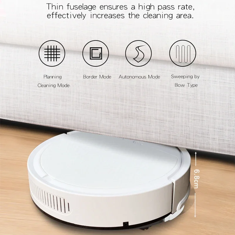 Smart Sweeping Robot Vacuum Cleaner APP Control Sweep and Wet Mopping Home Vacuum Cleaner Mute Pet Hair For Home Appliance
