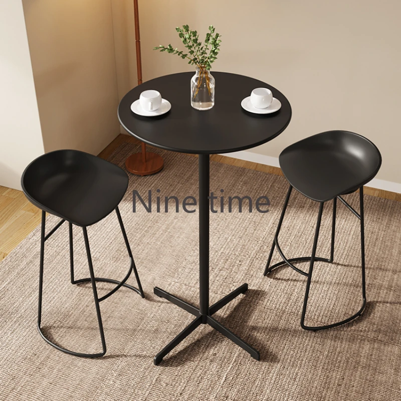 Simple Bar Nightclub Furniture Living Room Dining Table Cocktail Balcony Brunch Ktv Modern Wine Beistelltisch Reception Tables