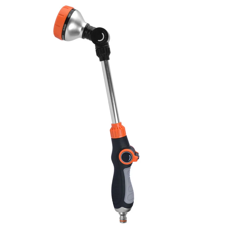 High Pressure Nozzle, Adjustable Control Metal Nozzle, Ergonomic, Anti Slip Handle, Suitable For Lawn Irrigation And Car Washing