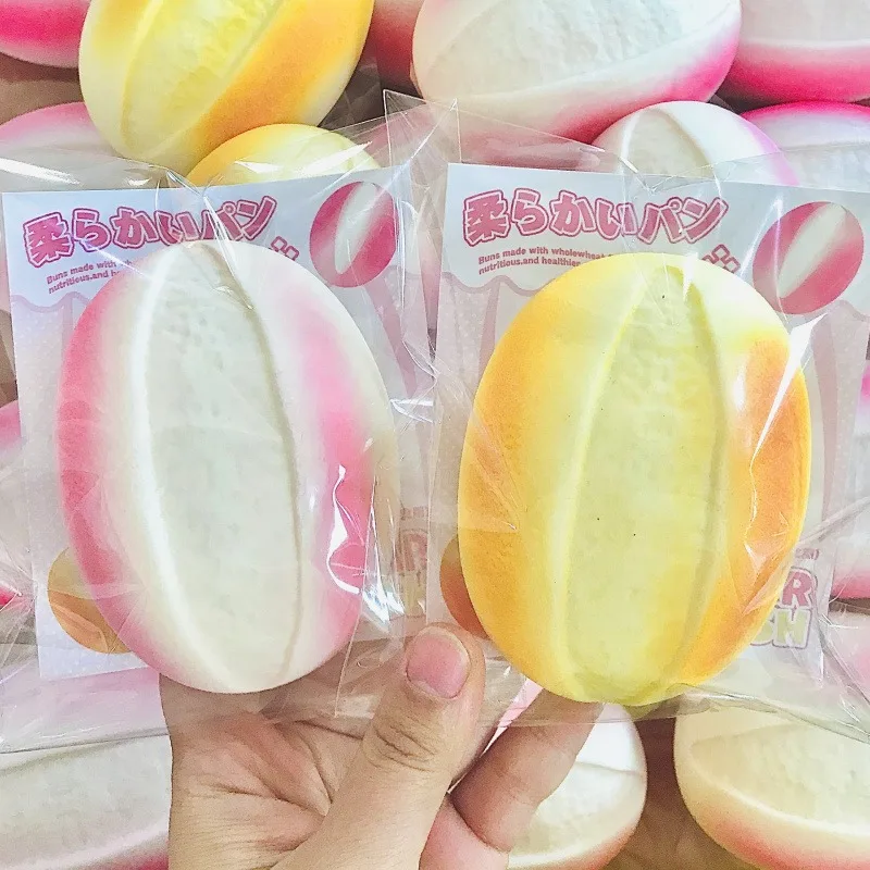 Squishy simulado creme pão squeeze brinquedo lento subindo alívio do estresse sensorial fidget para tdah autismo crianças adultos presente