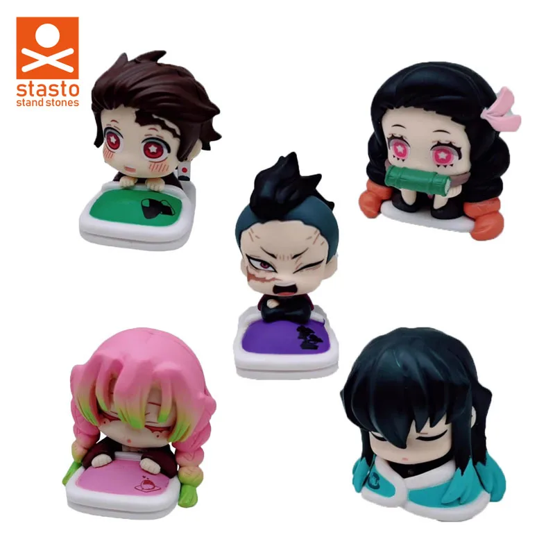 STASTO Original Gashapon Demon Slayer Anime Figure Kamado Tanjirou Action Figure Toys for Boys Girls Children Birthday Gifts