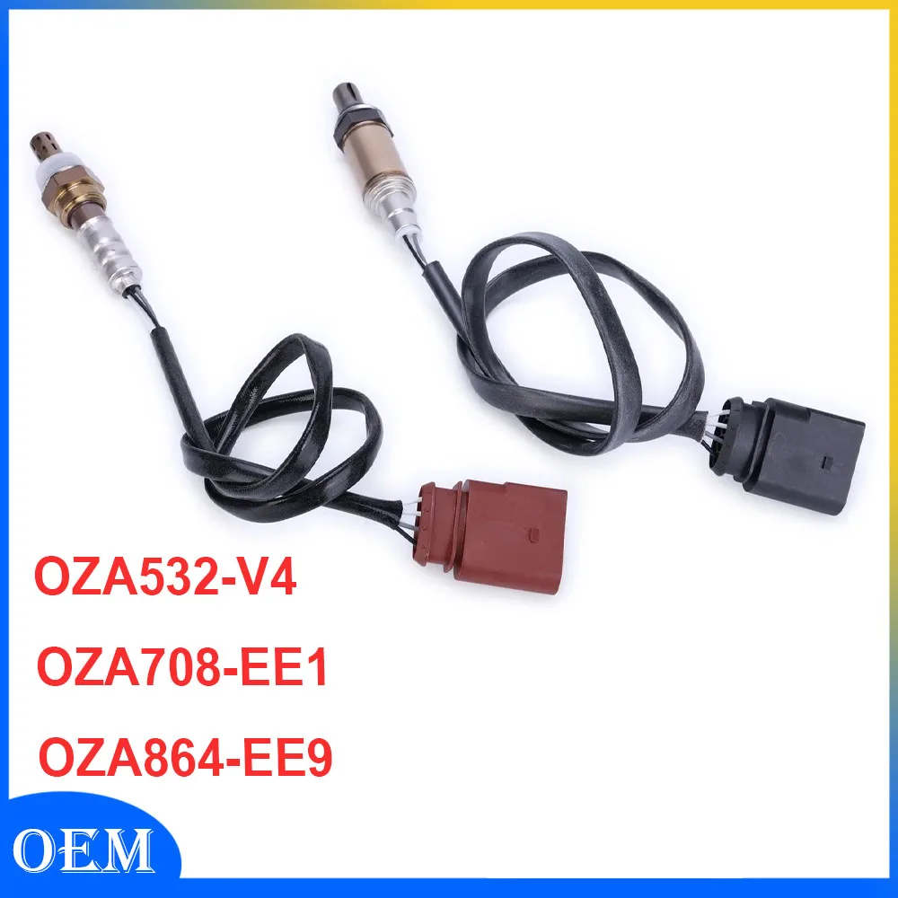 

2Pcs Oxygen O2 Sensor Front Rear Upstream Downstream OZA532-V4 OZA708-EE1 OZA864-EE9 for 1.2 40/44 KW Fabia 1 2 Polo 9N Ibiza 3