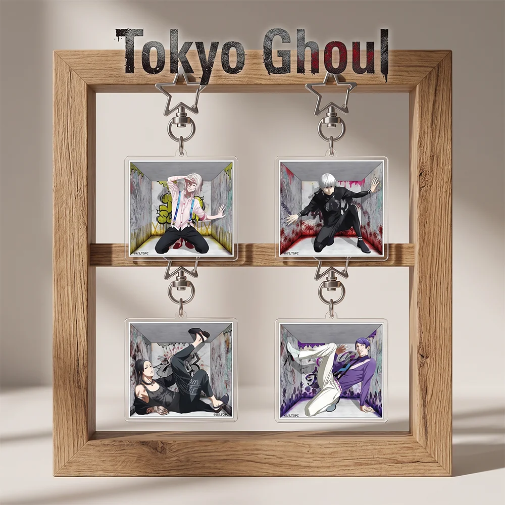 Anime Tokyo Ghoul Ken Kaneki Uta Shu Juzo Hakonano 6CM Kawaii Keychain Cute Keyring Bag Charm Backpack Pendant Daily Gift