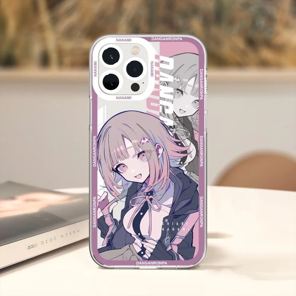 Danganronpa Phone Case For Xiaomi Redmi Note 7 8 9 10 11 Pro Max Transparent Border Shell