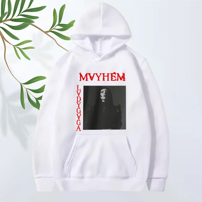 lady gaga Mayhem Gothic Award Design  hoodie men women vintage Long sleeve Sweatshirt with print Graphic oversized hoodie unisex
