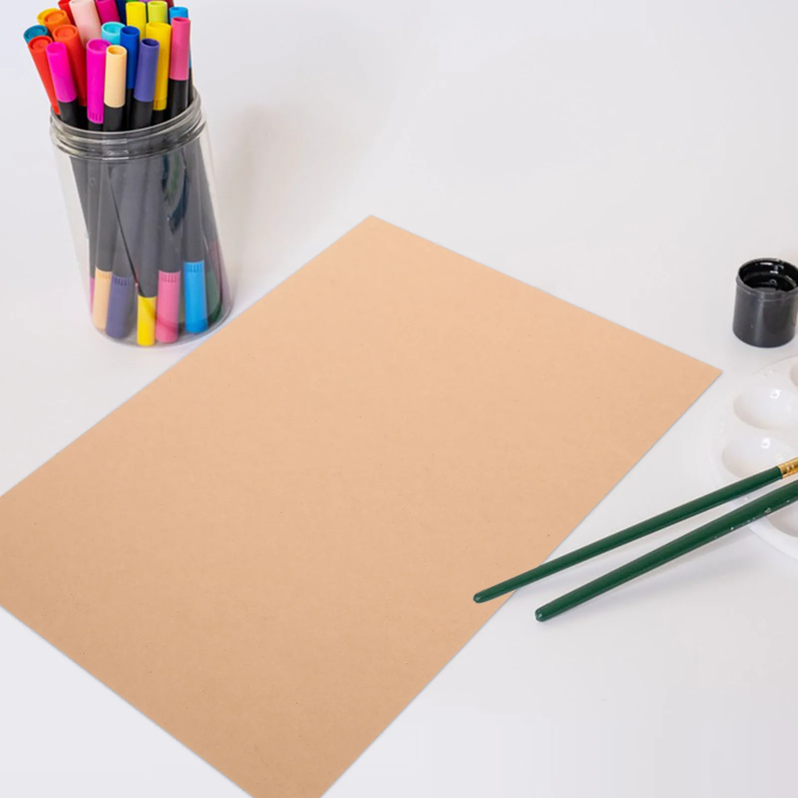 100 листов коричневой крафт-бумаги