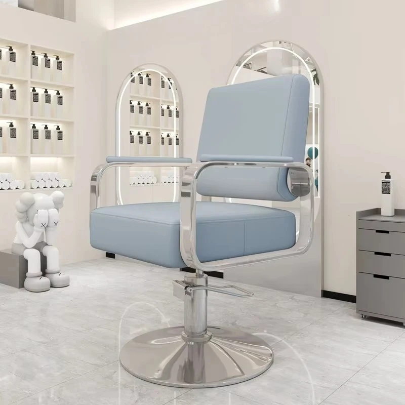 Modern inexpensive high-quality hydraulic adjustable hairdressing chair